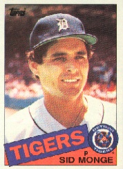 1985 Topps Baseball Cards      408     Sid Monge